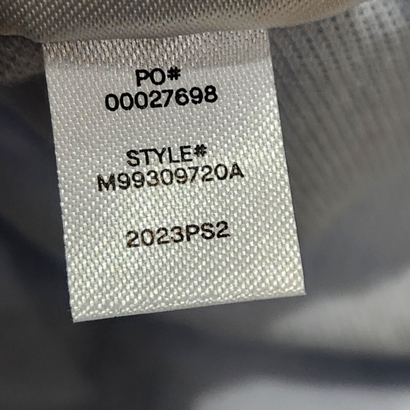 Vince Mens Shirt Button Up Short Sleeve Blue Knit Slub Cotton Size XXL EUC - Picture 7 of 7